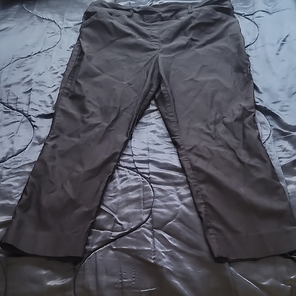 Hilary Radley Black Boot Cut Pants